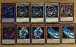 Yu-Gi-Oh Card Bundle. 51 Cards. All LEDD-ENA. Legendary Dragons Of Atlantis Deck - Image 1