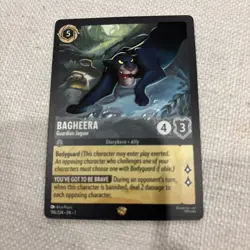 Disney Lorcana Legendary Bagheera Guardian Jaguar 198/204 Archazia’s Island - Image 1