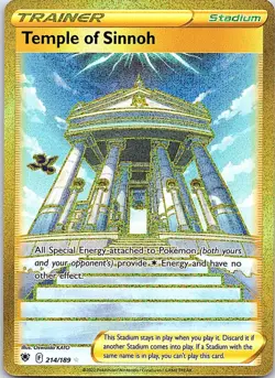 Temple of Sinnoh (Secret) 214/189 SWSH10: Astral Radiance NM - Image 1