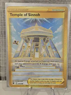 Pokemon TCG Temple of Sinnoh Astral Radiance Holo Card 214/189 Secret - Image 1