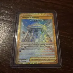 Temple of Sinnoh 214/189 - Astral Radiance Gold Secret Rare Pokemon TCG - Image 1