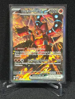 POKEMON: JOURNEY TOGETHER - VOLCANION EX SPECIAL ILLUSTRATION RARE 182/159 ⭐⭐ - Image 1