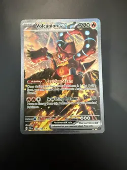 Volcanion ex 182/159 NM Journey Together Pokemon Special Illustration Rare - Image 1
