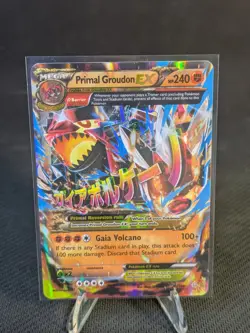 Primal Groudon EX 86/160 XY Primal Clash Pokemon Card Ultra Rare LP - Image 1