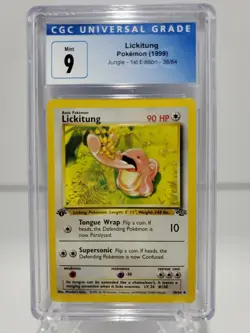 Lickitung 38/64 - 1999 Pokemon Jungle 1st Edition - CGC 9 Mint - Image 1