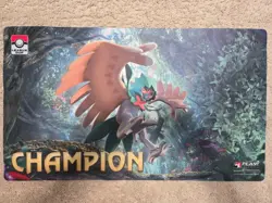 Pokemon TCG Decidueye League Cup Champion Playmat Brand New - Image 1