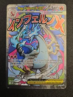 Mega Charizard X ex 023 Mega Evolution Promo Phantasmal UPC English NM (1B) - Image 1