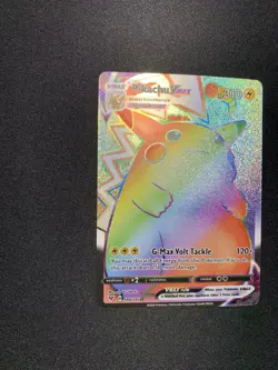 Pokemon Pikachu Vmax 188/185 Vivid Voltage SWSH NM 2020 Secret Rare Rainbow Card - Image 2