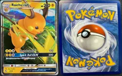 Raichu GX 20/68 Holo Ultra Rare Pokemon TCG Hidden Fates HIF 2019 NM English - Image 2
