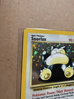 Pokemon Cards: Jungle Rare Holo: Snorlax 11/64 No Symbol Error LP - Image 3