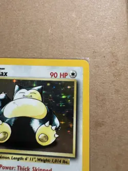 Pokemon Cards: Jungle Rare Holo: Snorlax 11/64 No Symbol Error LP - Image 4