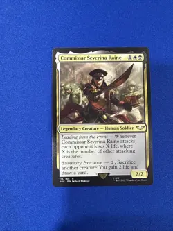 MTG Commissar Severina Raine - Universes Beyond: Warhammer 40,000 (40K) - Image 1