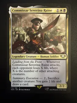 Commissar Severina Raine - Universes Beyond - Warhammer 40k - MTG - Regular - NM - Image 1