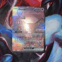 Mew ex SVP 053 Pokemon TCG Scarlet Violet 151 Black Star Promo Full Art Card - Image 2