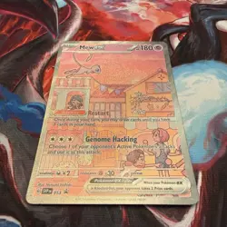 Mew ex SVP 053 Pokemon TCG Scarlet Violet 151 Black Star Promo Full Art Card - Image 3