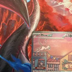 Mew ex SVP 053 Pokemon TCG Scarlet Violet 151 Black Star Promo Full Art Card - Image 5