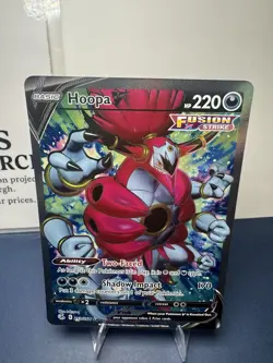 Pokemon TCG Hoopa v Fusion Strike Full Art Ultra Rare Card 253/264 - Image 2