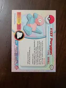 NM! Porygon #137 Topps Series 3 TV Animation Edition Blue Logo Pokemon Card - Image 2