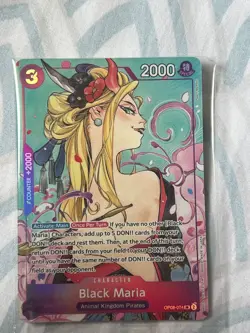 Black Maria (Illustration Box Vol.2) OP08-074 One Piece Promotion Cards Foil - Image 1