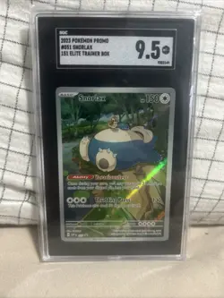 Snorlax 051 Sv: Scarlet & Violet Promo Cards Holo SGC 9.5 - Image 1