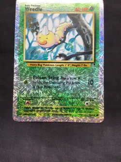 Pokemon Cards: Legendary Collection Reverse Holo: Weedle 99/110 - Image 2