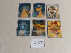 6 Pokemon x Van Gogh Black Star Promo ACG Art Card - Read Description - Image 1