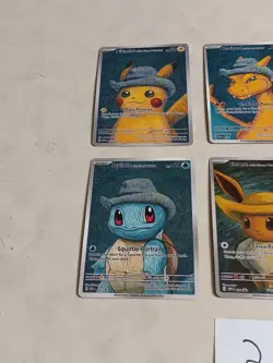 6 Pokemon x Van Gogh Black Star Promo ACG Art Card - Read Description - Image 2