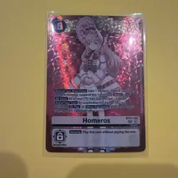 Digimon Card Game Homeros BT24-102 SEC Foil Time Stranger Secret Rare - Image 1