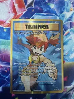 Misty's Determination 108/108 - Evolutions - Near Mint NM Full Art Pokemon Card - Image 1