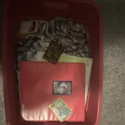 Pokemon TCG Large Mixed Card Lot in Red Storage Bin - Image 3