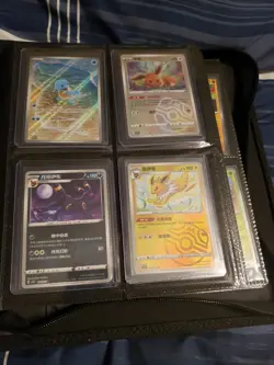 Cardguard Binder with Squirtle 170/165 and other Holographic Pokemon Cards Lot - Image 5