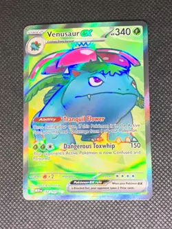 Venusaur ex 182/165 - S&V 151 Pokemon Card - NM - Image 1