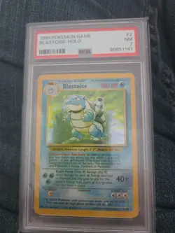 Grade 7 PSA Holo Blastoise Pokemon Base set 1999 card number #2 - Image 2