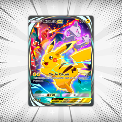 Pikachu ex #376 Immersive Rare Pokemon TCG Pocket Deluxe Pack Holo Card - Image 1
