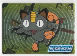 Meowth Meiji Embossed 1999 Get Card Pokemon Nyarth Foil Holo Japanese Promo - Image 2