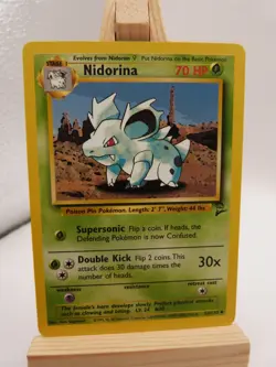 Pokemon Uncommon Card : Nidorina 53/130 (Base Set 2) - Image 1