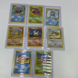Pokemon Card Joblot Bundle Base Set 1999 + Covers For Grading PSA RE - Image 1