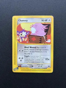 Pokemon Card Expedition Base Set Chansey 72/165 E Series Pokemon TCG - Image 1