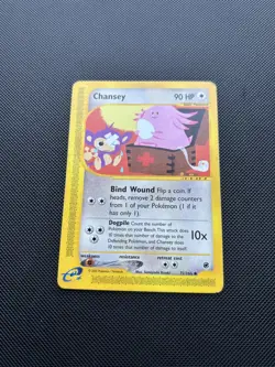 Pokemon Card Expedition Base Set Chansey 72/165 E Series Pokemon TCG - Image 2