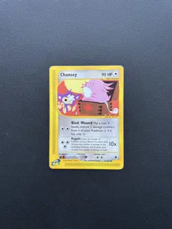 Pokemon Card Expedition Base Set Chansey 72/165 E Series Pokemon TCG - Image 3