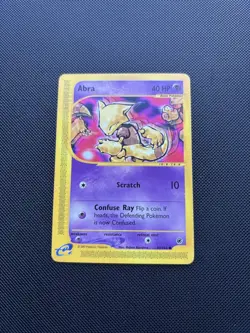 Pokemon Card Expedition Base Set Abra 93/165 E Series Pokemon TCG - Image 2