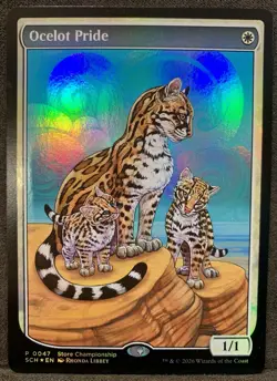 Ocelot Pride Textless Store Champion Promo Foil Mtg 0047 - Image 1