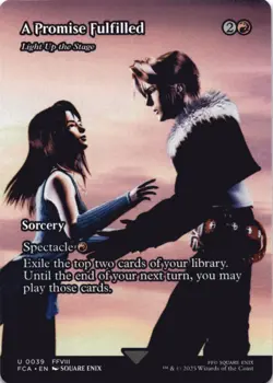 MTG A Promise Fulfilled - Light Up the Stage (Showcase) Normal NM FINAL FANTASY: - Image 1