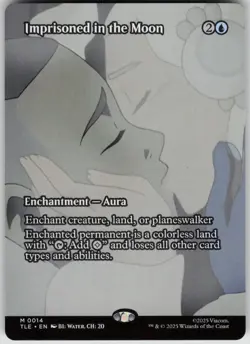 MTG Imprisoned in the Moon Borderless Normal NM Avatar The Last Airbender Magic - Image 1