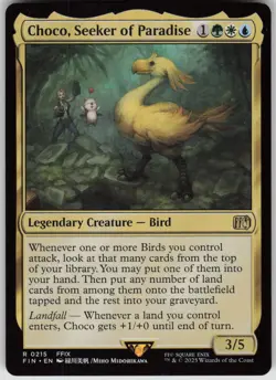 MTG Choco, Seeker of Paradise Normal NM FINAL FANTASY Magic 215 - Image 1