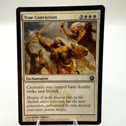 Magic The Gathering Scars of Mirrodin True Conviction Regular NM - Image 1