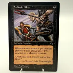 Magic : The Gathering Sadistic Glee Tempest Regular NM - Image 1