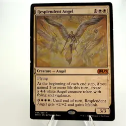 Magic The Gathering Core Set 2019 Resplendent Angel Regular HP - Image 1