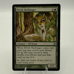 MTG Duel Decks Anthology: Elves vs. Goblins Elvish Harbinger Regular LP - Image 1