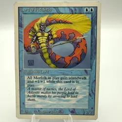 Magic The Gathering Revised Edition Lord of Atlantis Regular MP - Image 1